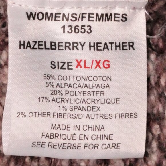 Woolrich Women's Hazelberry Heather Long Knit Belted Tunic Vest Size XL - Picture 8 of 10